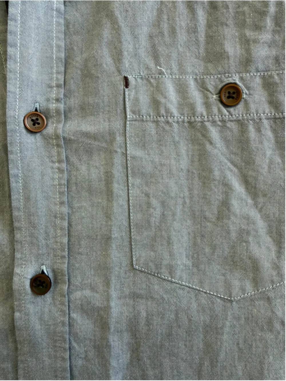 Men's Ted Baker Casual Button Down Shirt Size M Blue Black